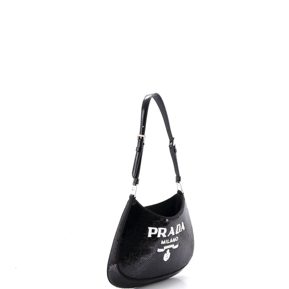 Prada Small Cleo Shoulder Bag Sequins - Picture 2 of 6